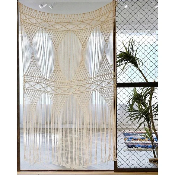 Geometric Macrame Indie Hippie Living Room/Bedroom/Dorm/Wall/Home Decor/Art - Picture 4 of 7